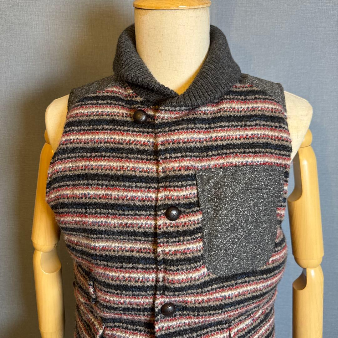 値下げJUNYA WATANABE x DUVETICA ニットダウンベスト