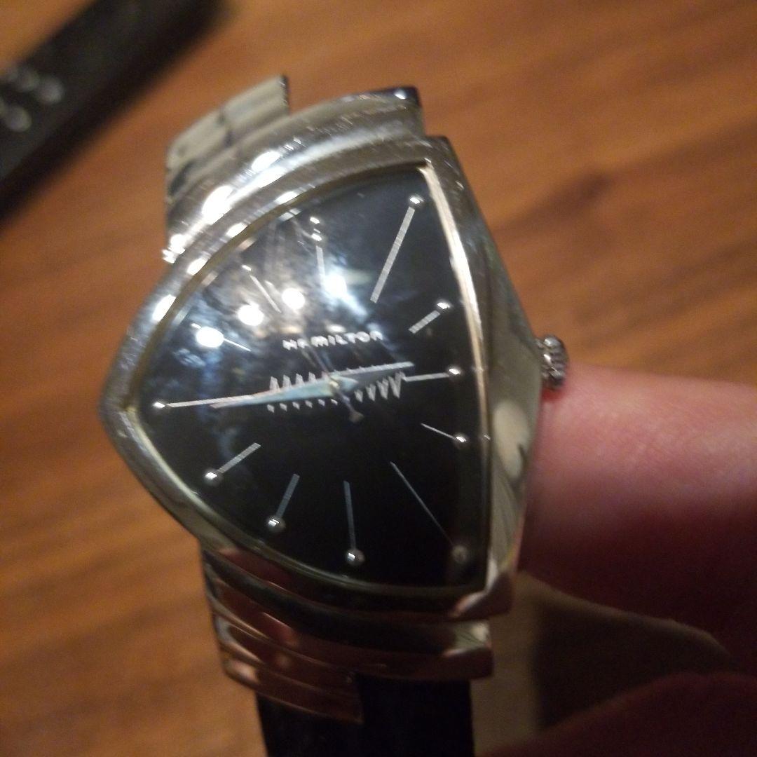 人気品！ HAMILTON VENTURA ブラック シルバー