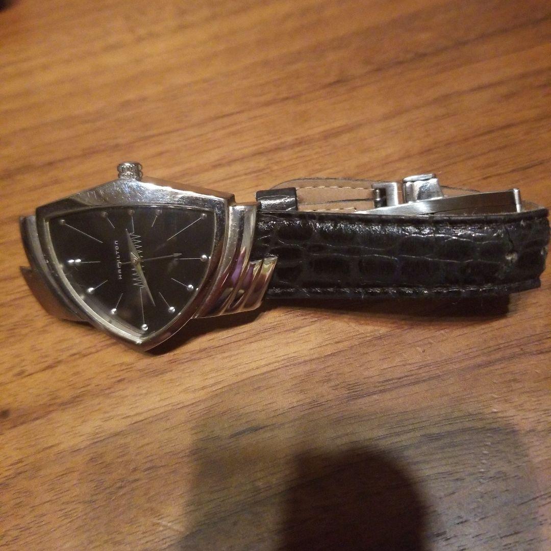 人気品！ HAMILTON VENTURA ブラック シルバー