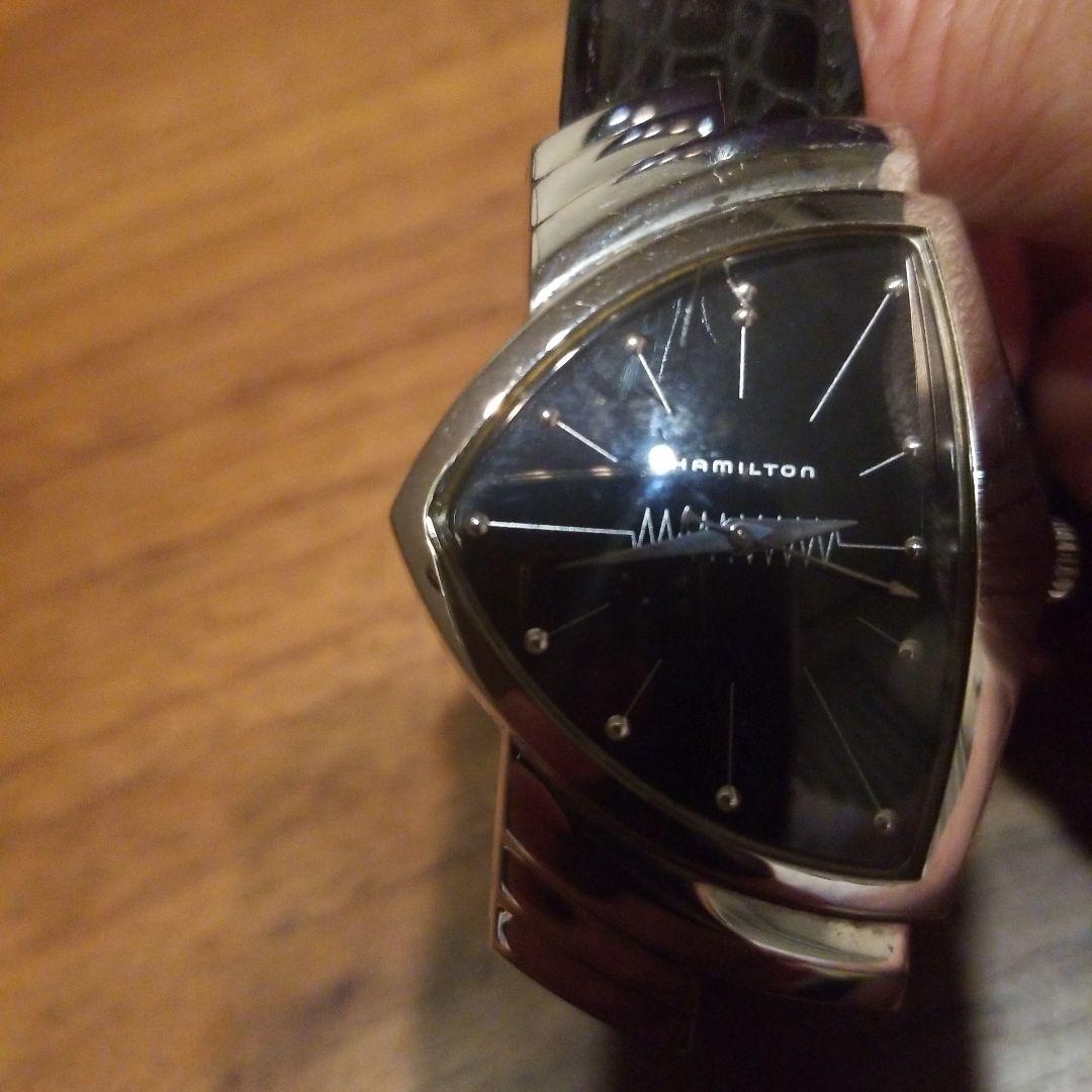 人気品！ HAMILTON VENTURA ブラック シルバー