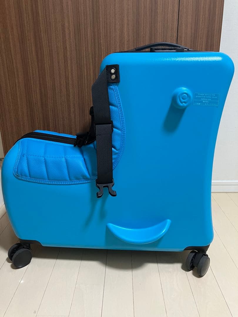 [Homraku] 子供が乗れるスーツケース キッズ キャリーケース 座布団付き