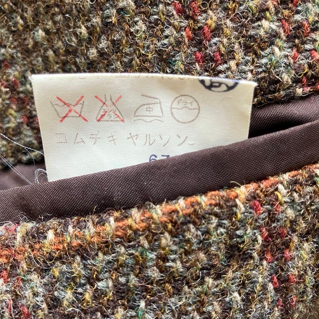 80’s COMME des GARCONSデカオム ハリスツイードジャケット