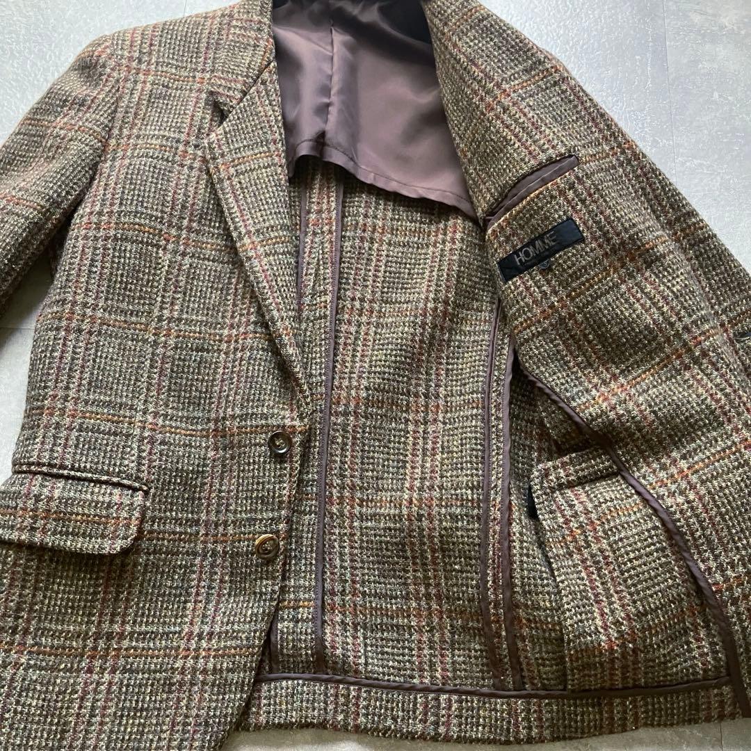 80’s COMME des GARCONSデカオム ハリスツイードジャケット
