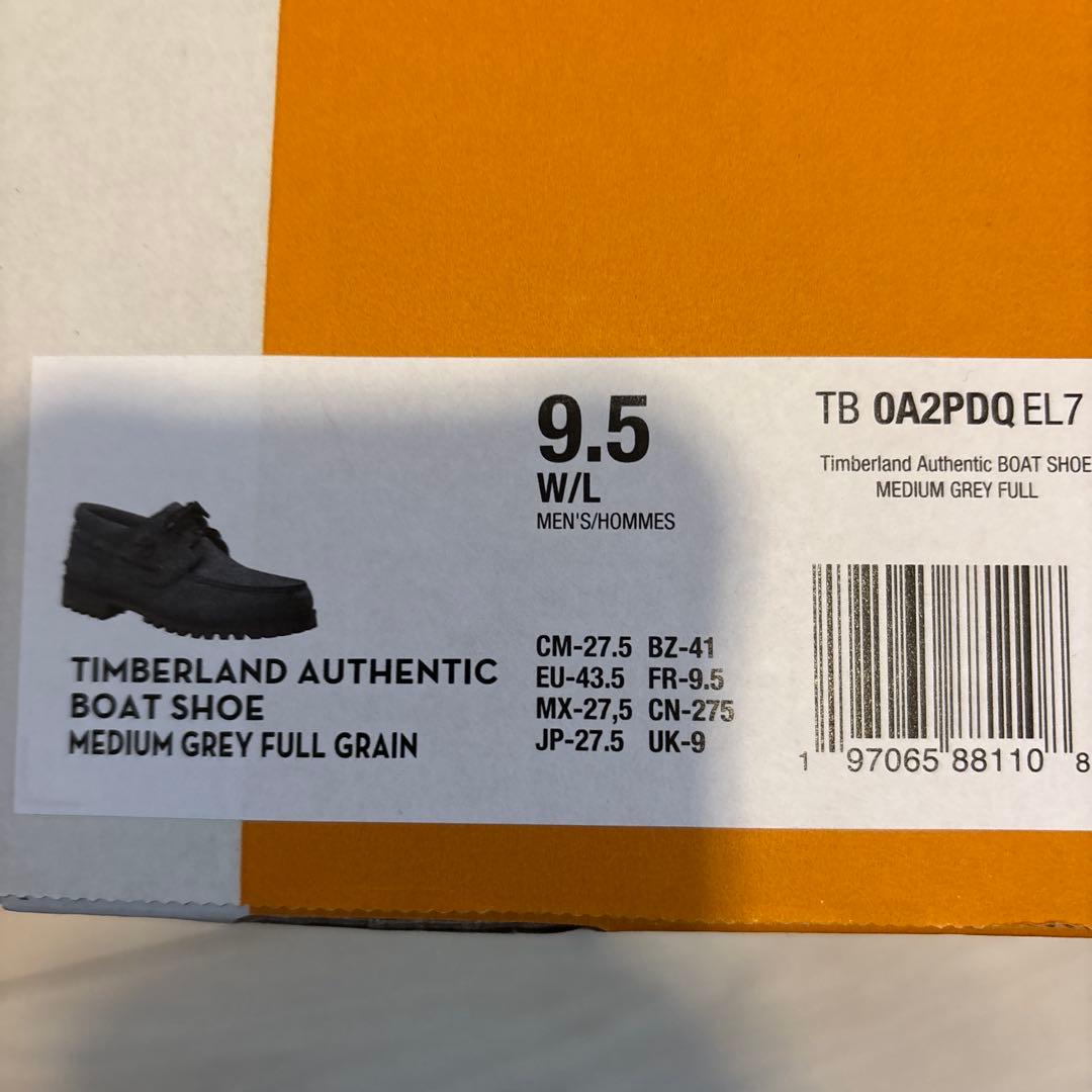 靴 TimberIand 3 EYE AUTHENTIC BOAT SHOE