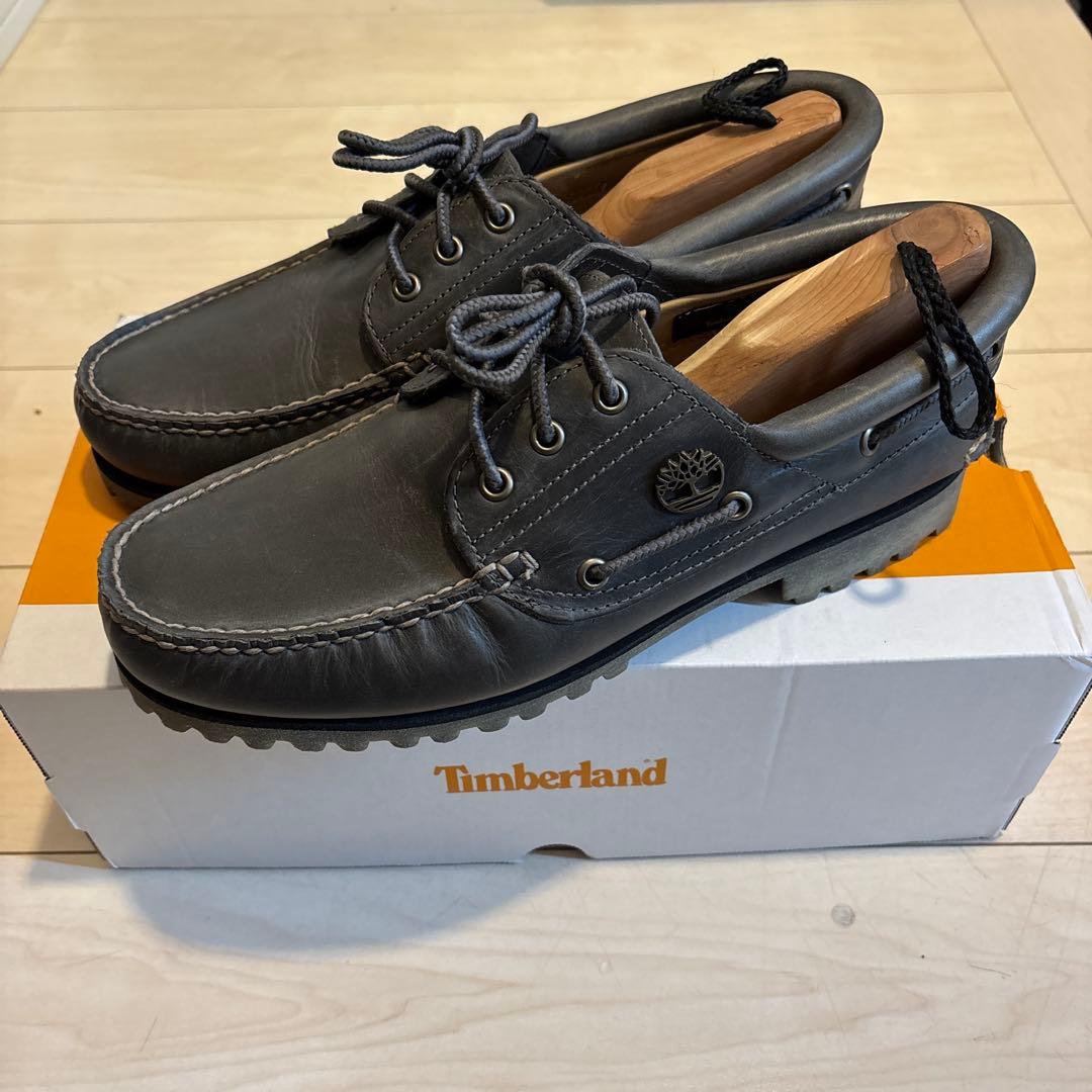 靴 TimberIand 3 EYE AUTHENTIC BOAT SHOE