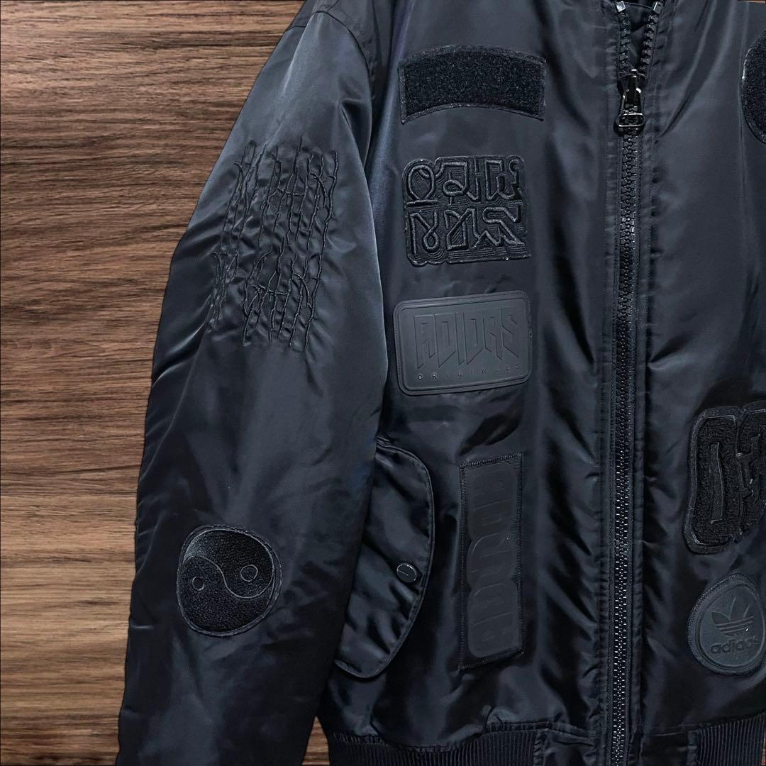 adidas originals MA1 ボンバージャケット ワッペン (L)