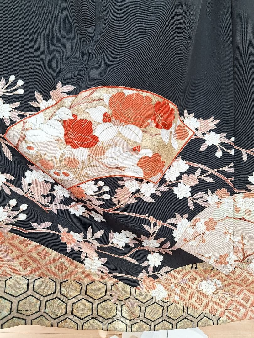 着物リメイクワンピース3644