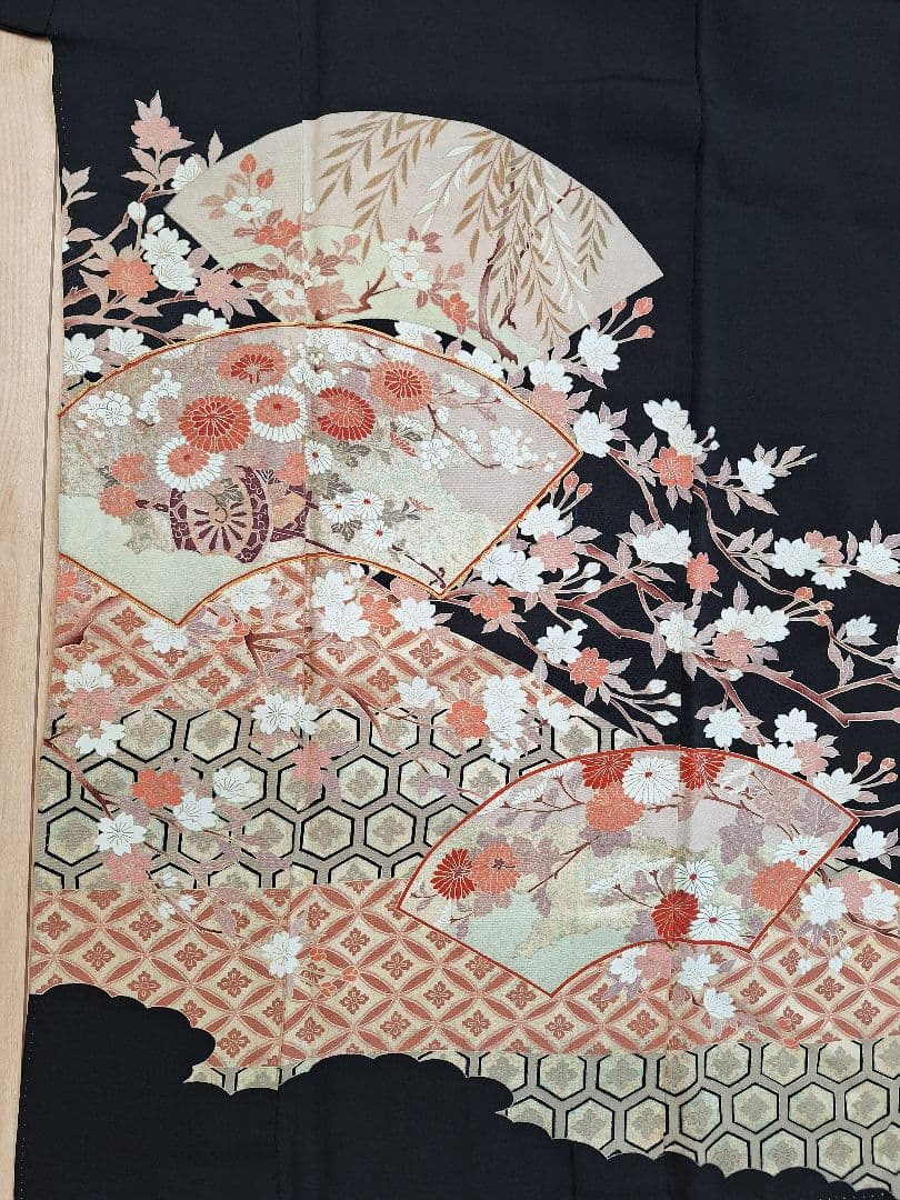 着物リメイクワンピース3644