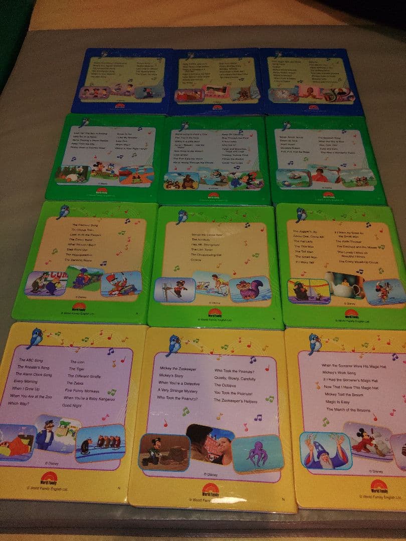 シングアロングDVD12枚(2018年購入)