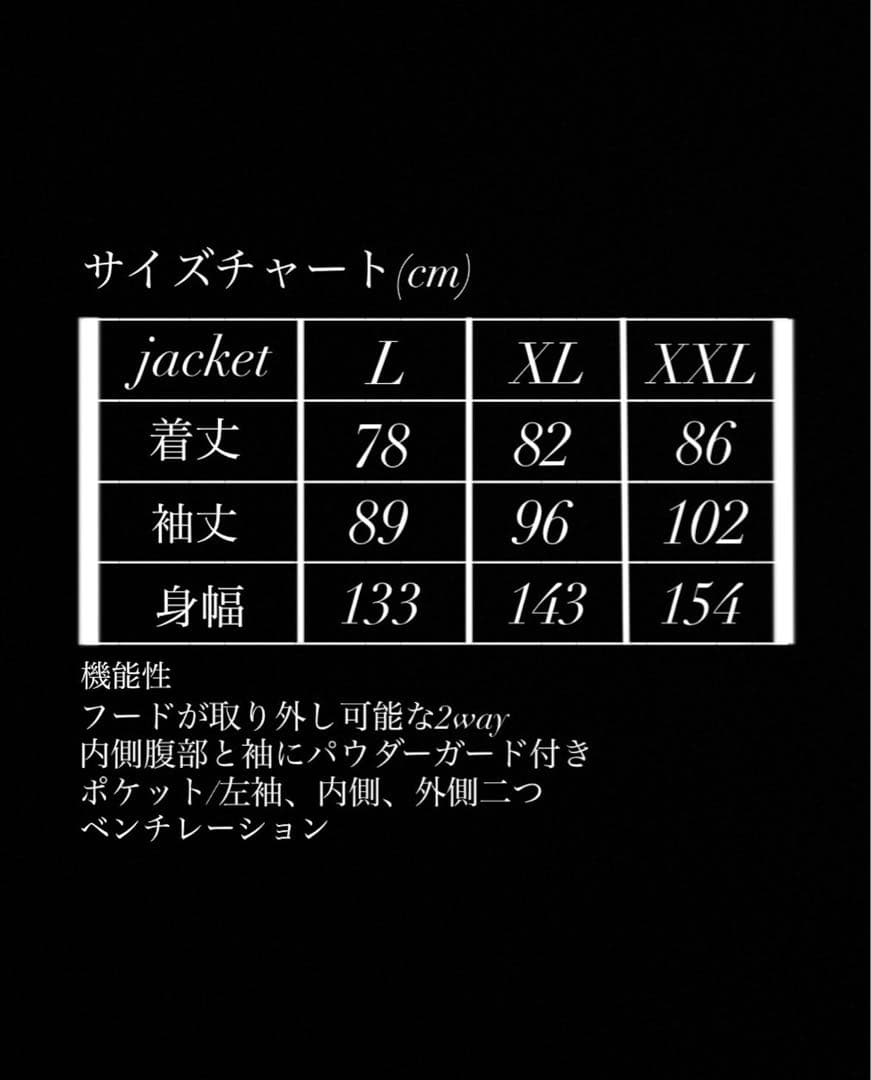 WOLFAI スノボウェア ジャケットのみ L