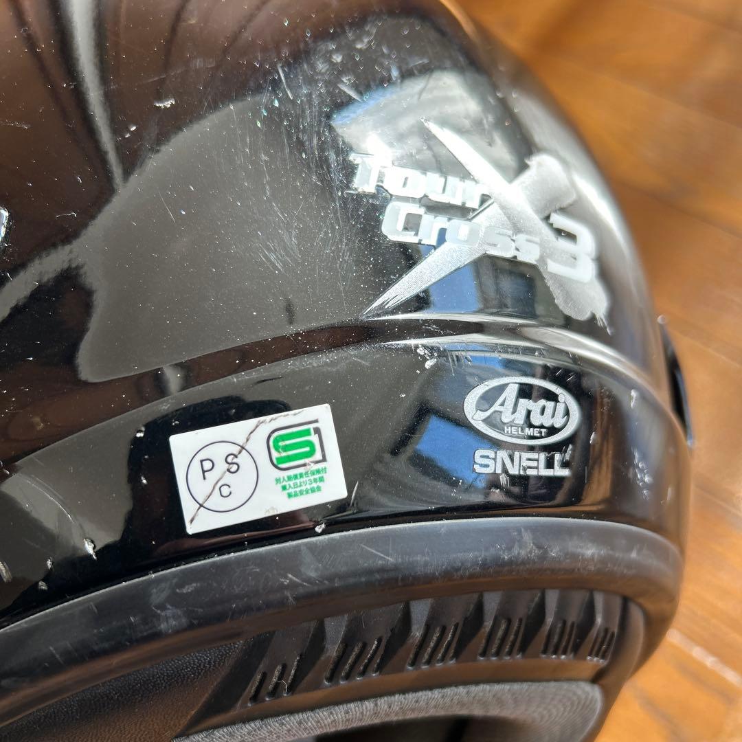 arai tour cross3 フルフェイスヘルメット L グラスブラック