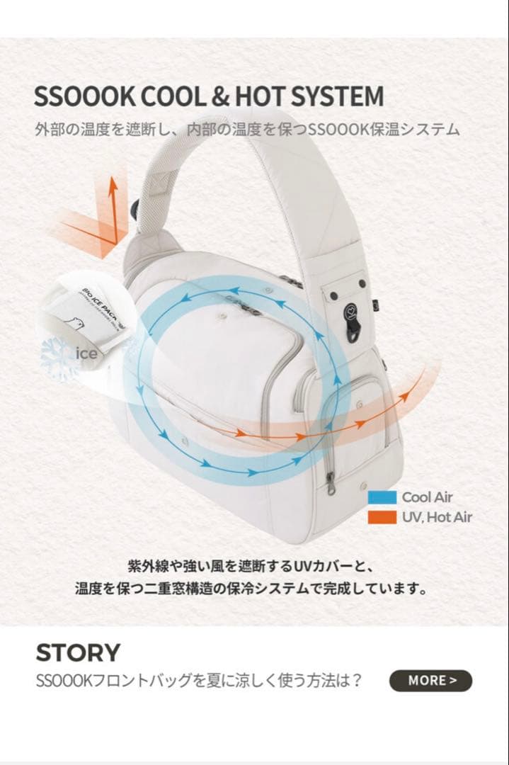 新品！SSOOOK ★SLINGBAG V.Smart Mサイズ【カバンが右側