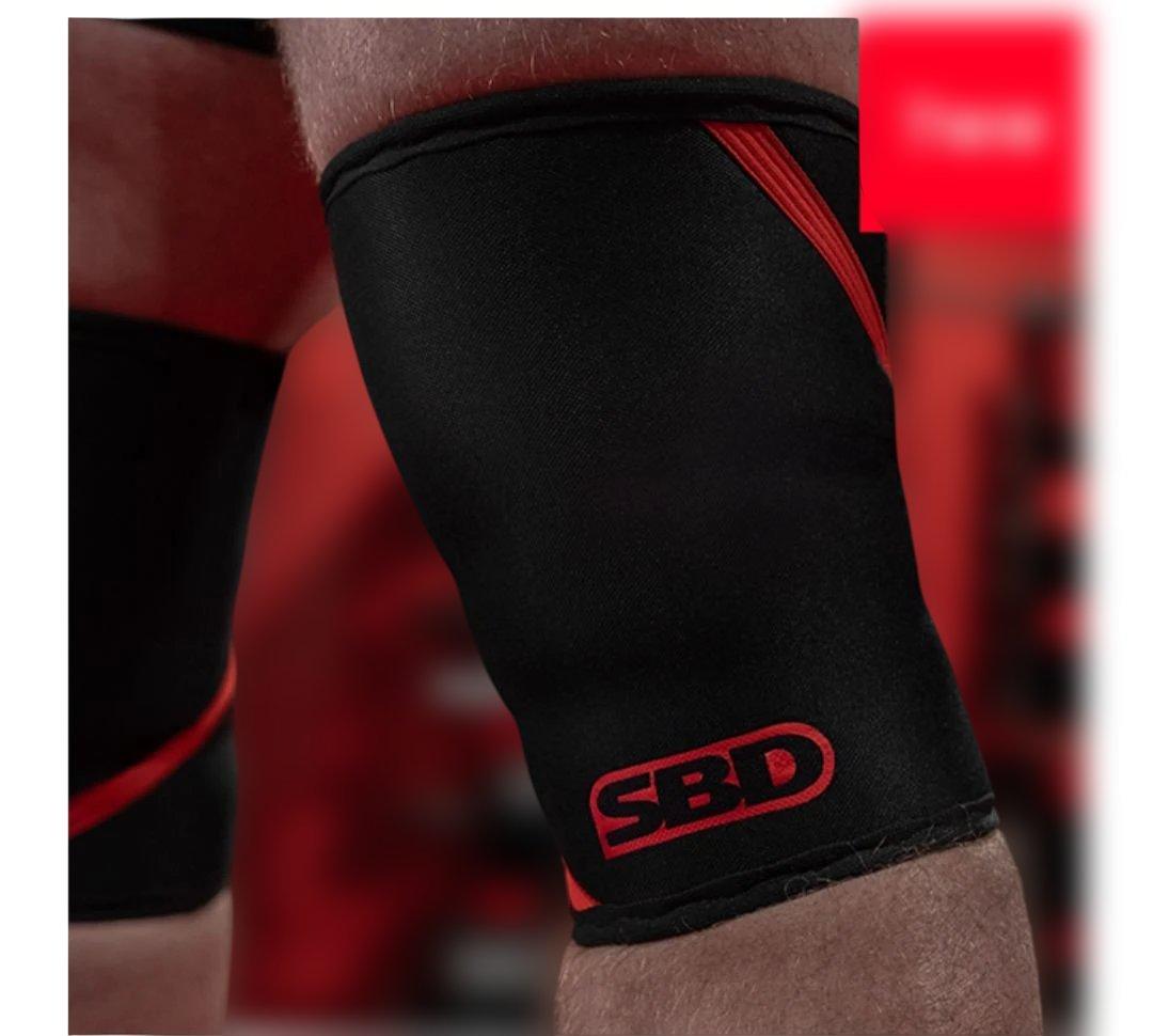 SBD　ニースリーブ 7mm XS ブラック/レッド
