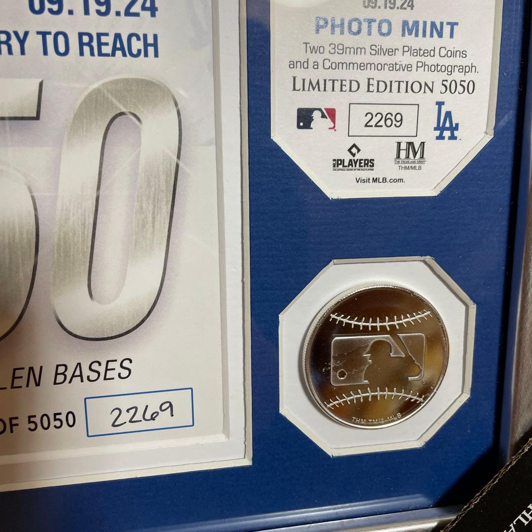 【完売品】　大谷翔平　50-50 達成記念　郵便局限定　ロサンゼルスドジャース