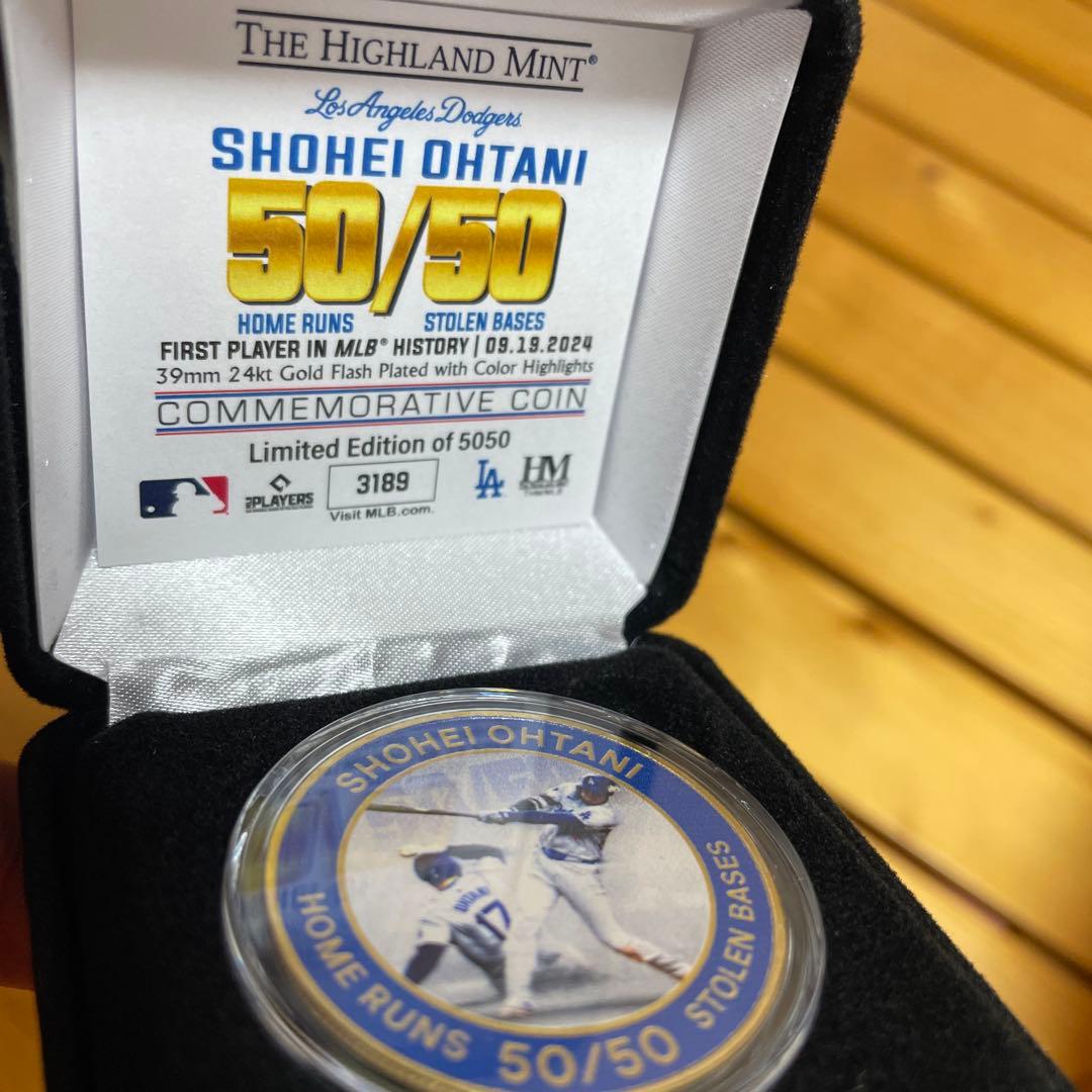 【完売品】　大谷翔平　50-50 達成記念　郵便局限定　ロサンゼルスドジャース