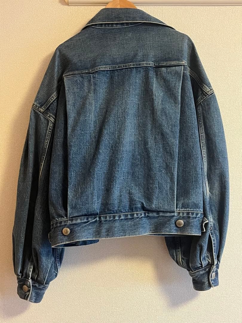 ジャケット・アウター HYKE BALOON SLEEVE DENIM JACKET