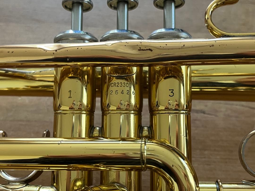 YAMAHA YCR2330II コルネット本体 3バルブ オイル付き