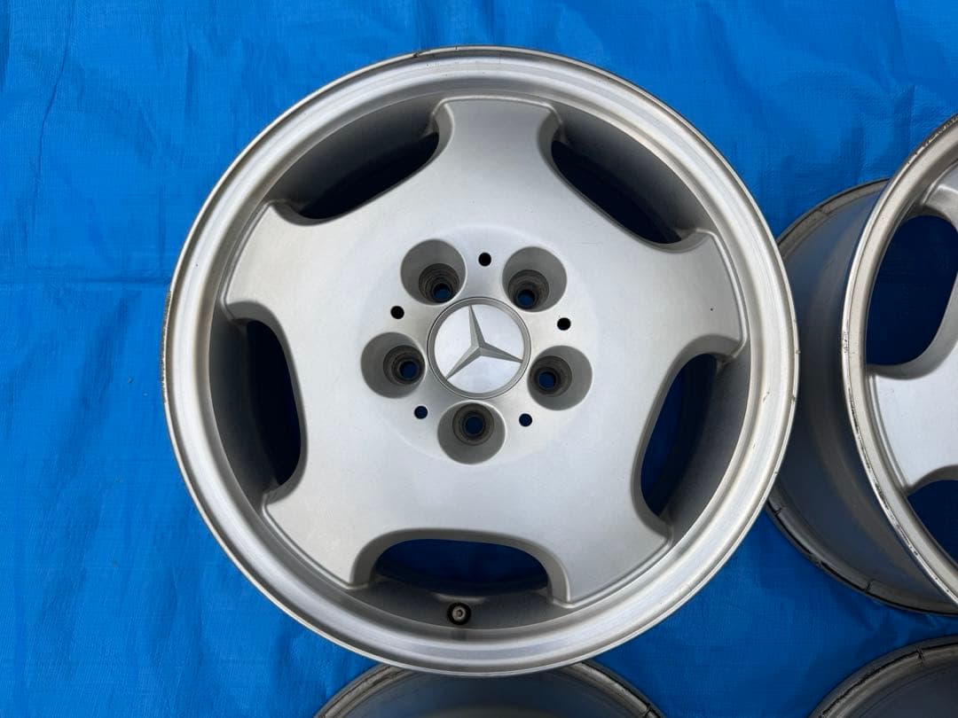 97年メルセデスベンツW210 Eクラス E320 純正アルミホイール16インチ