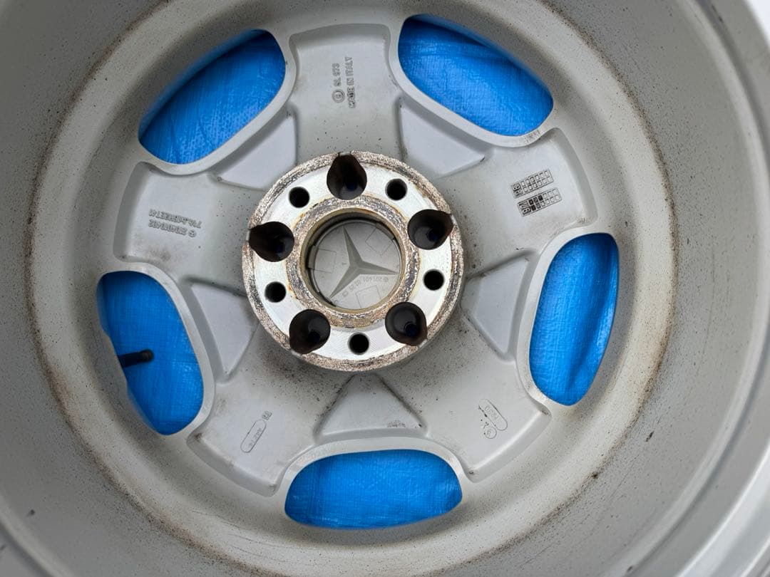 97年メルセデスベンツW210 Eクラス E320 純正アルミホイール16インチ