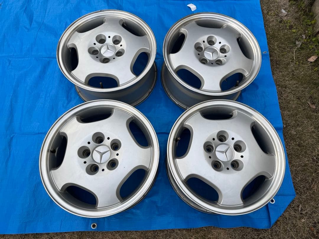 97年メルセデスベンツW210 Eクラス E320 純正アルミホイール16インチ