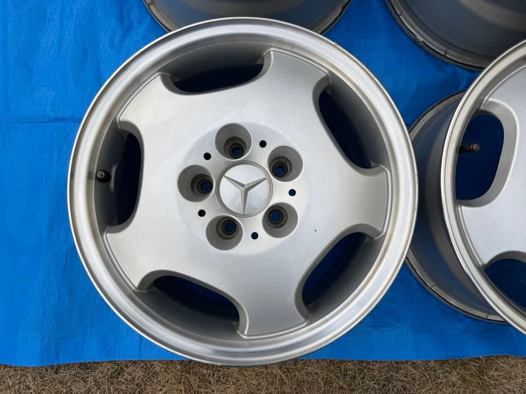 97年メルセデスベンツW210 Eクラス E320 純正アルミホイール16インチ