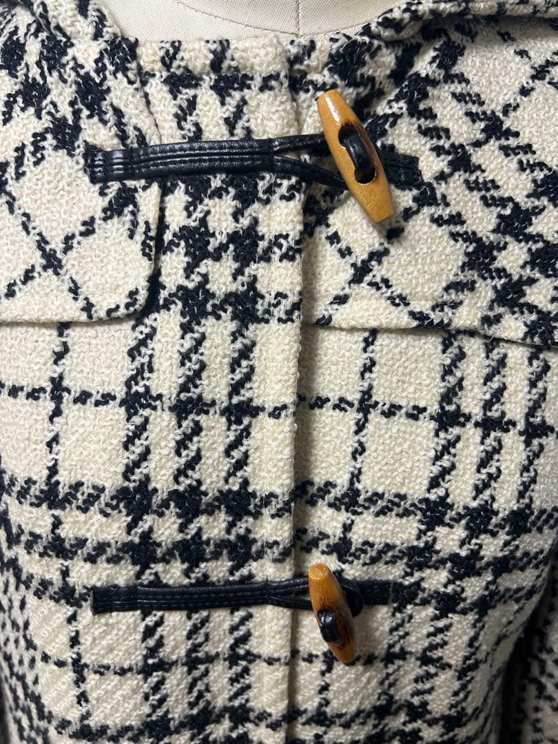 美品　バーバリー　ウール　フード付き　ロゴ　コート　大きいサイズ