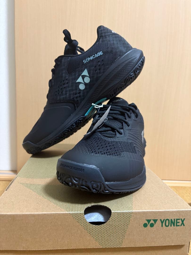 【新品・未使用】YONEX パワークッションソニケージWGC ブラック 27.0