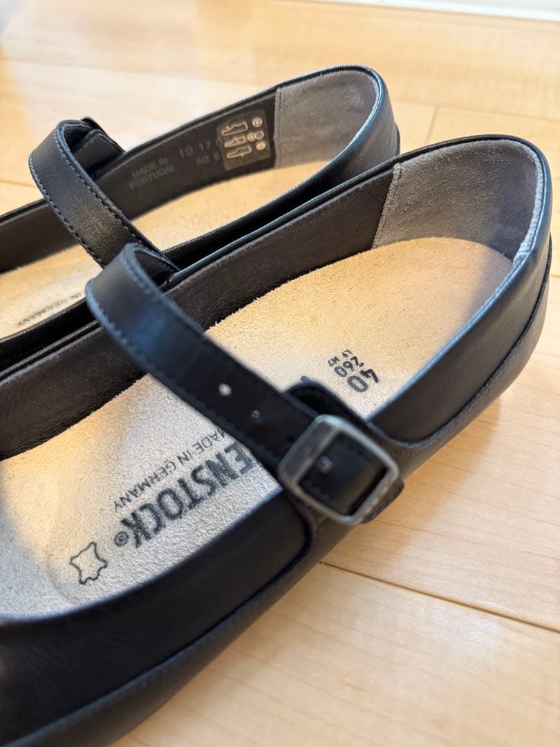 【美品】ビルケンシュトック リズモア メリージェーン 黒 25.5〜26cm