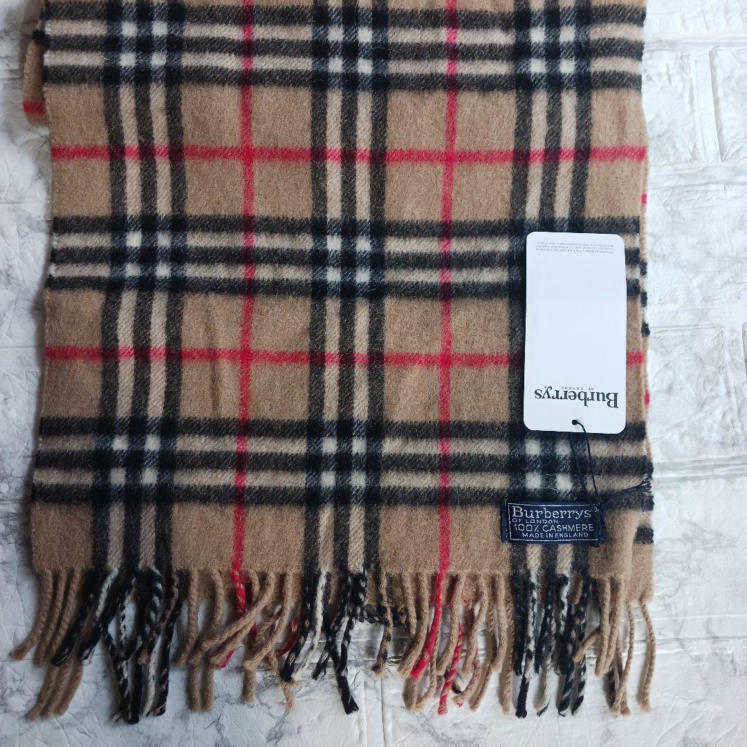 Burberry's カシミヤ マフラー チェック柄
