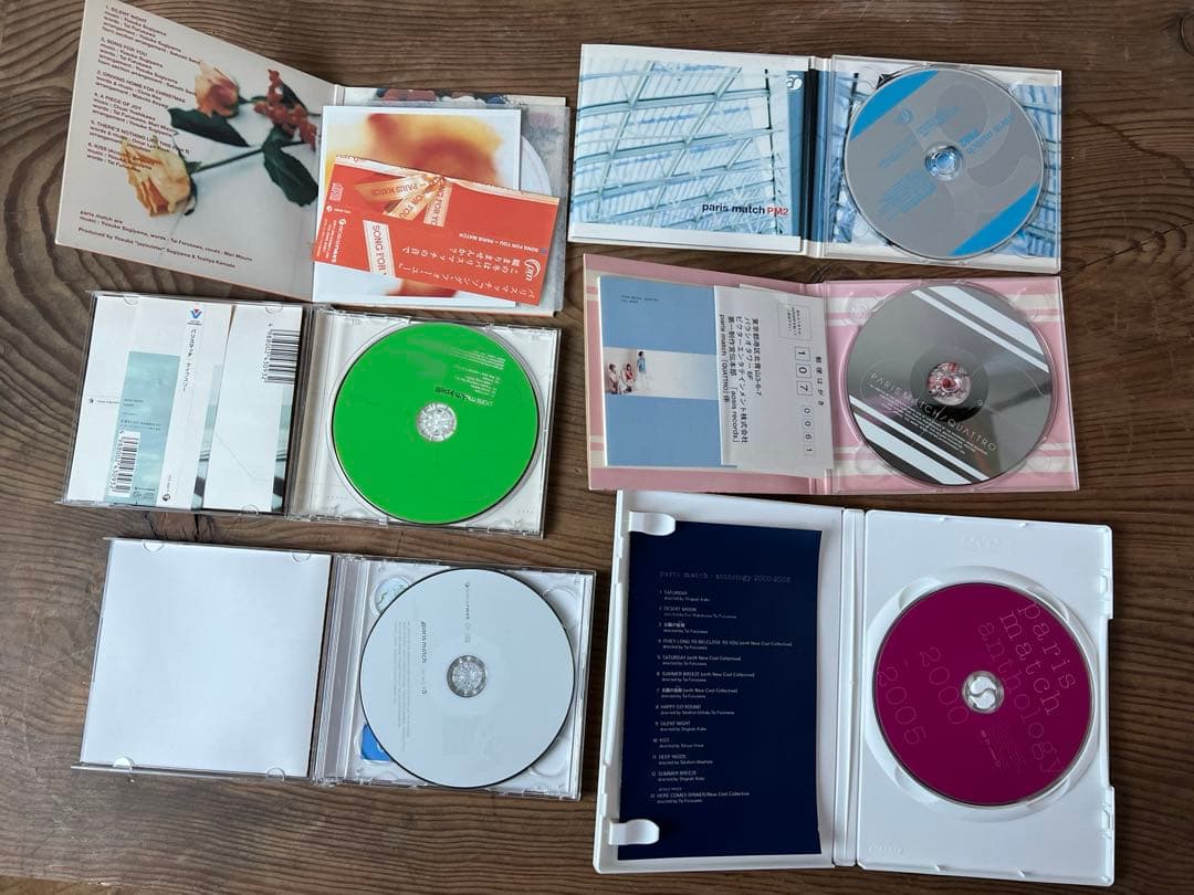 paris match CD & DVD 6枚 初回限定版含む アルバム