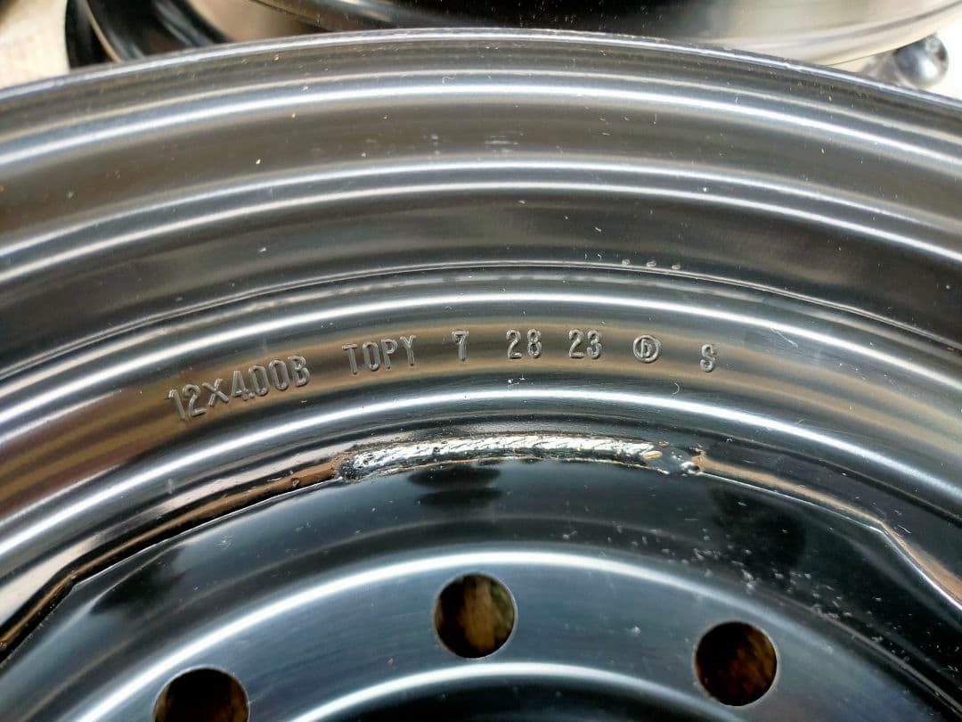 12インチ　スチールホイール　4本セット　エブリイ　スクラム　など