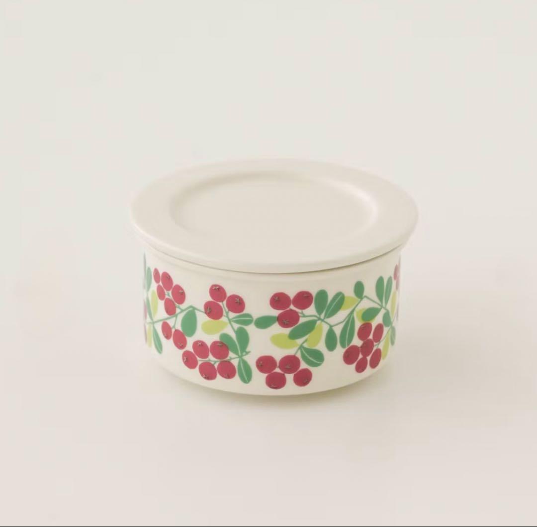 【新品未使用】ARABIA Pomonaジャー&プレート11.5cm各1個セット