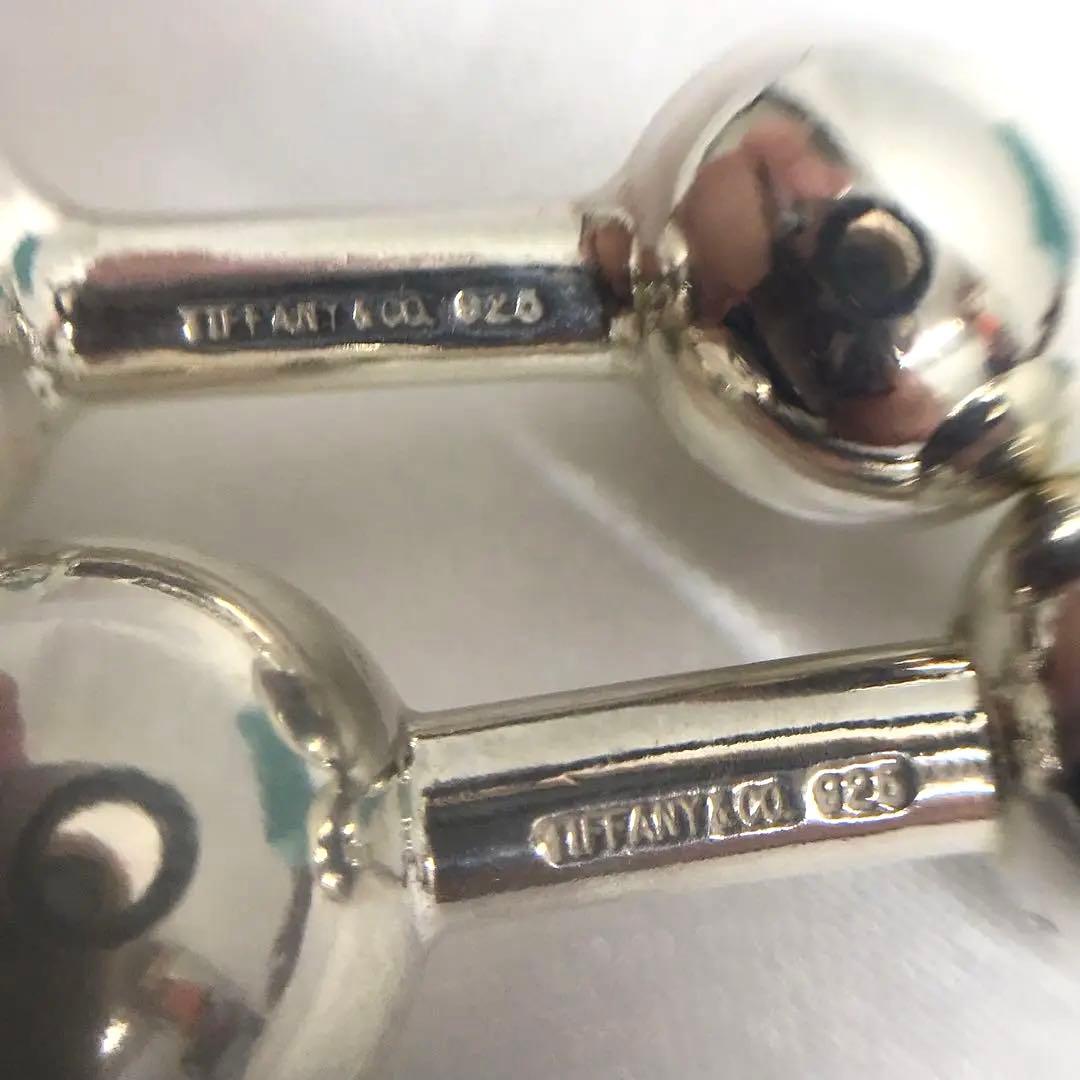 ☆超美品☆TIFFANY&Co. カフスボタン ダンベル型 SV925 シルバー