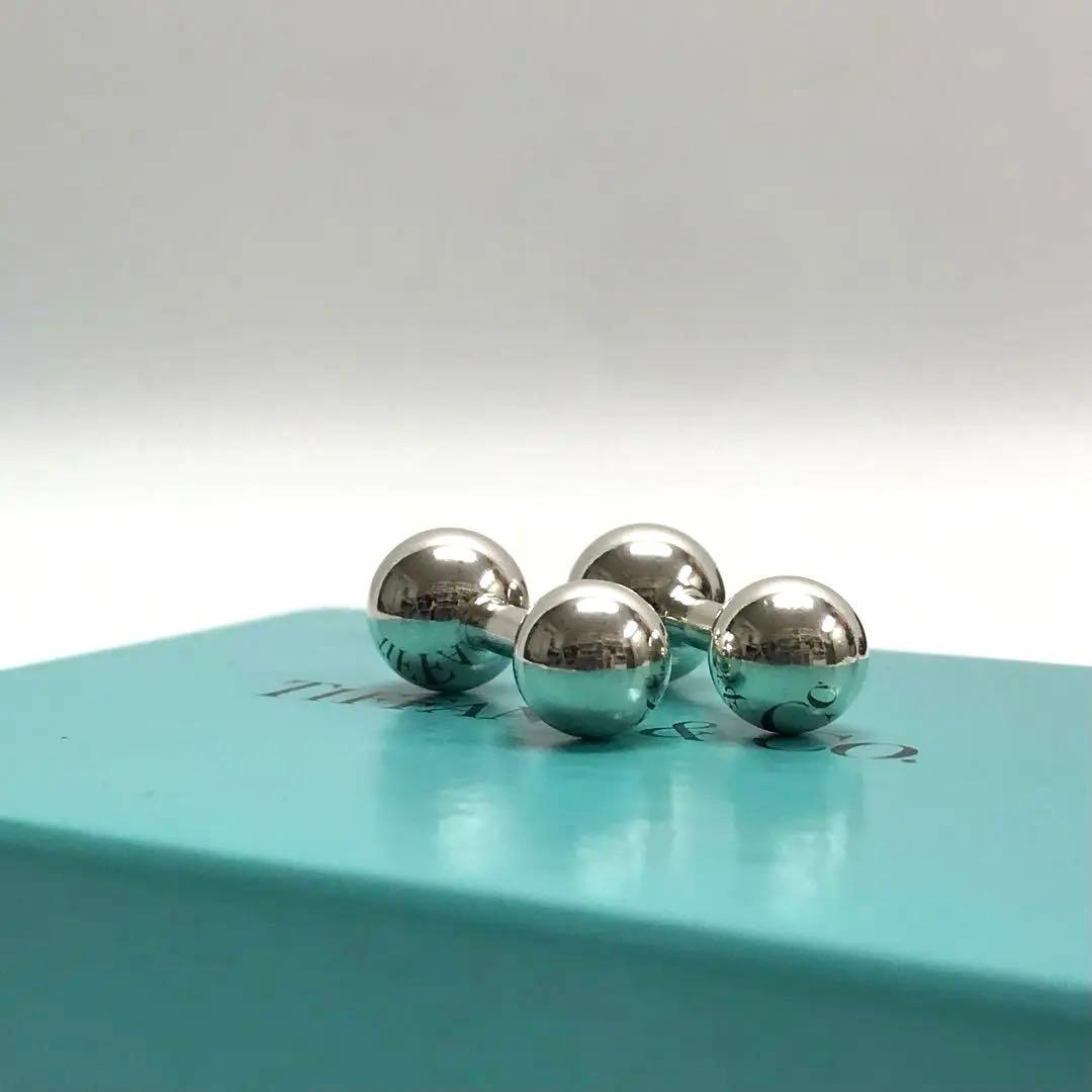 ☆超美品☆TIFFANY&Co. カフスボタン ダンベル型 SV925 シルバー