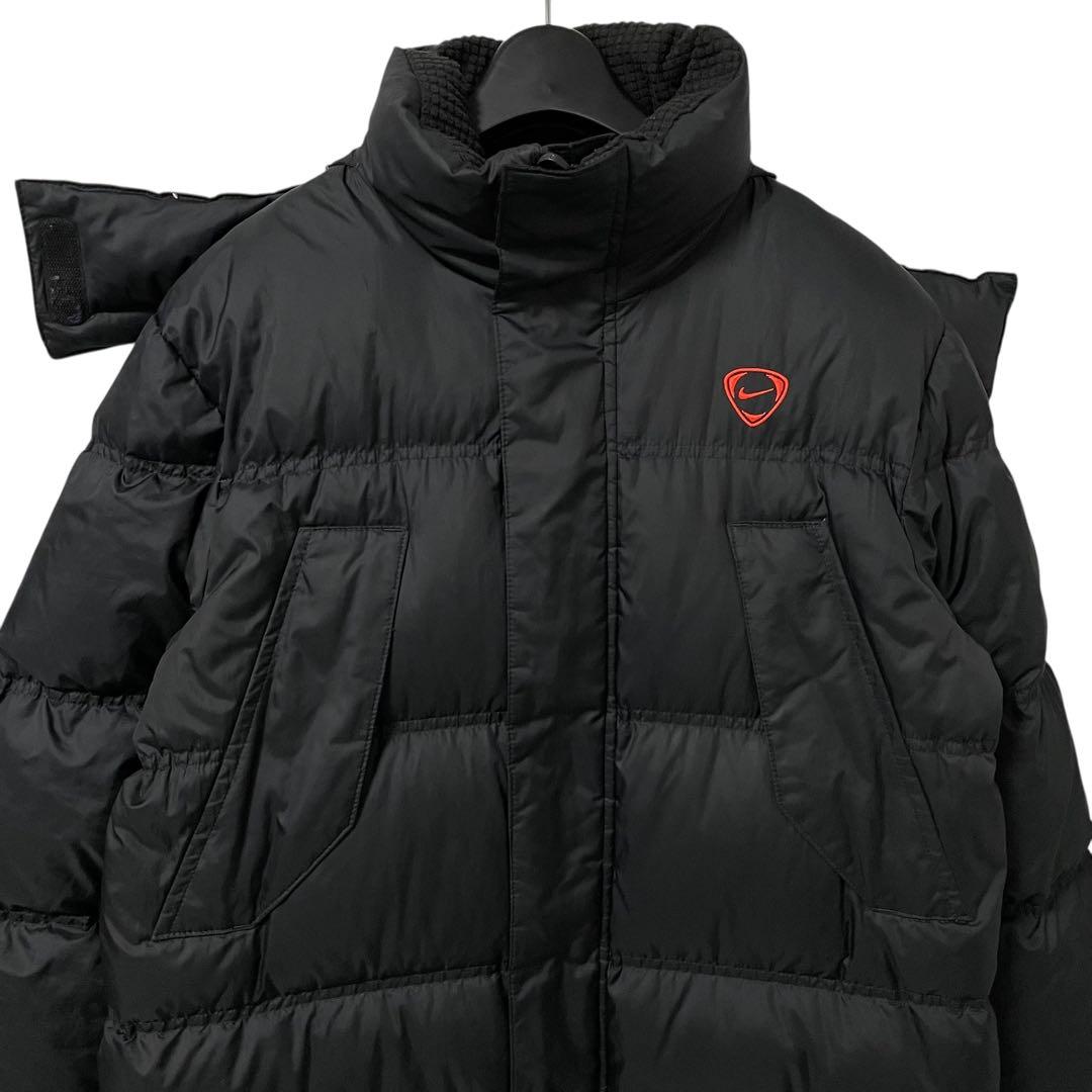 NIKE /ナイキ メンズ ダウン ベンチコート 黒 S a528