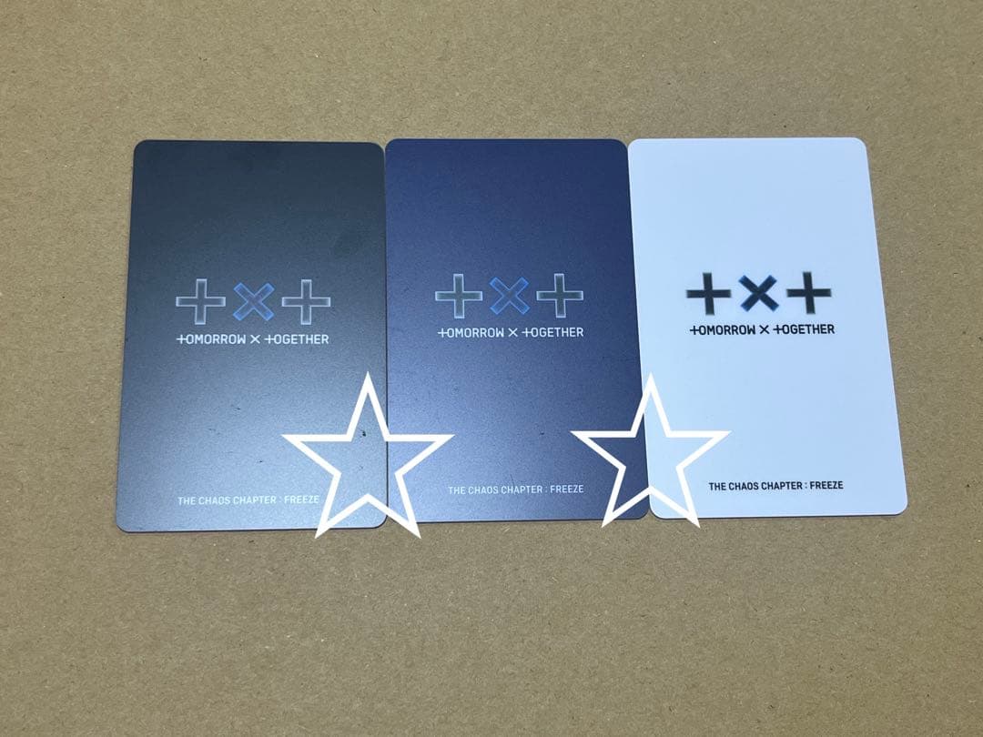 ② TXT FREEZE ラキドロ　トレカ　3枚セット　ボムギュ