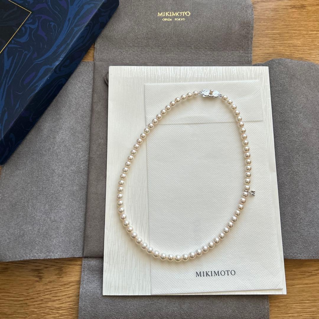 ミキモト MIKIMOTO あこや真珠　パール　ネックレス　約6〜6.5mm未満