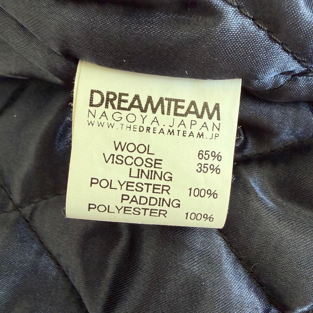 DREAMTEAM ドリームチーム スタジャン ワッペン 刺繍 バックデザイン