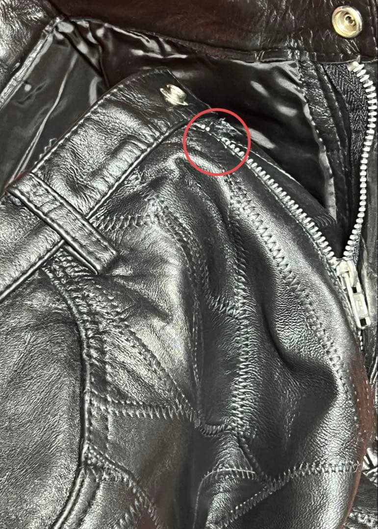 Keith and Thomas×Advantage Cycle レザーパンツ