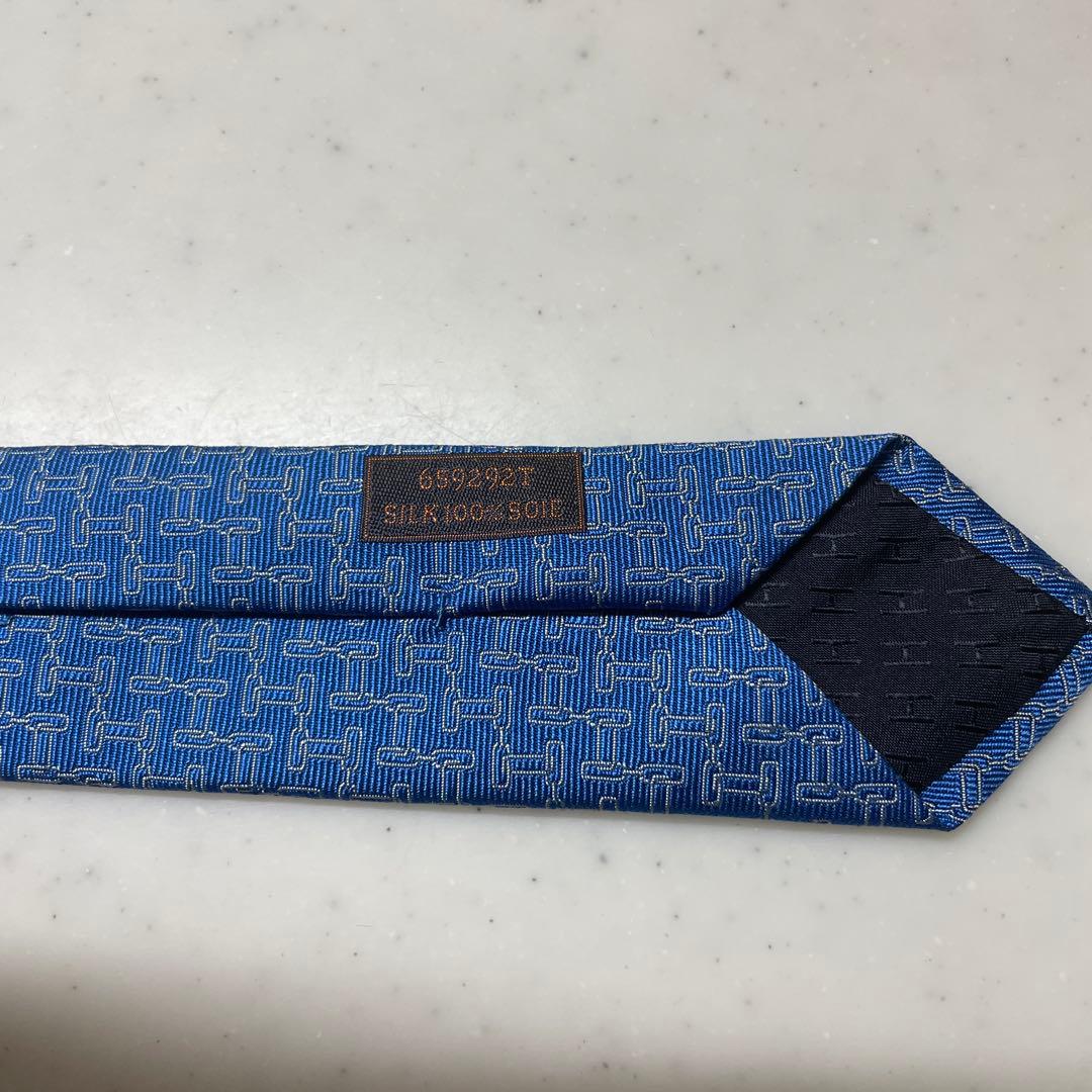 【HERMES】エルメス H柄ネクタイ