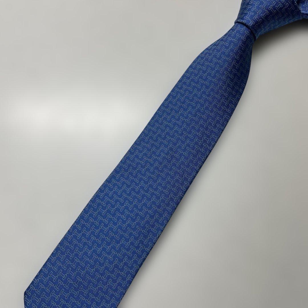 【HERMES】エルメス H柄ネクタイ