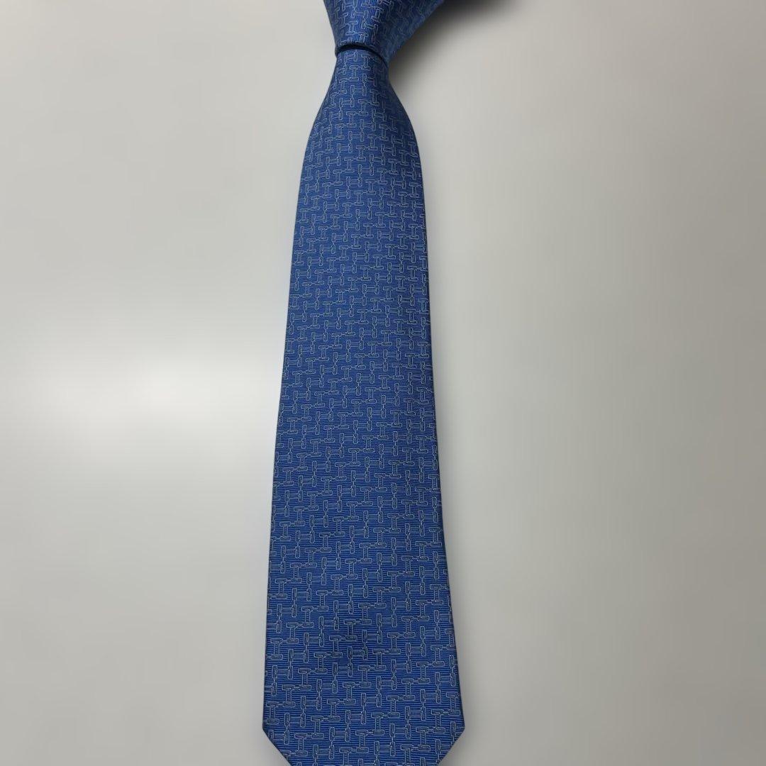 【HERMES】エルメス H柄ネクタイ