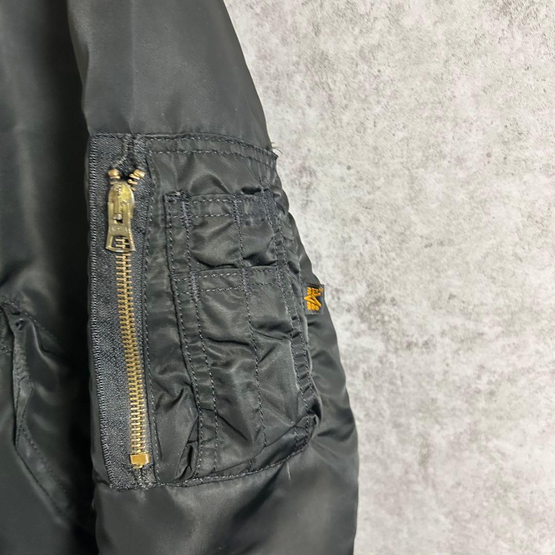 90s usa製　ALPHA MA1 ブラック　XL