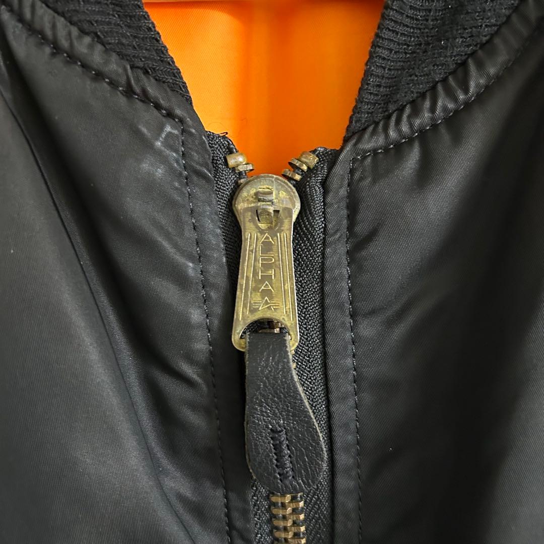 90s usa製　ALPHA MA1 ブラック　XL