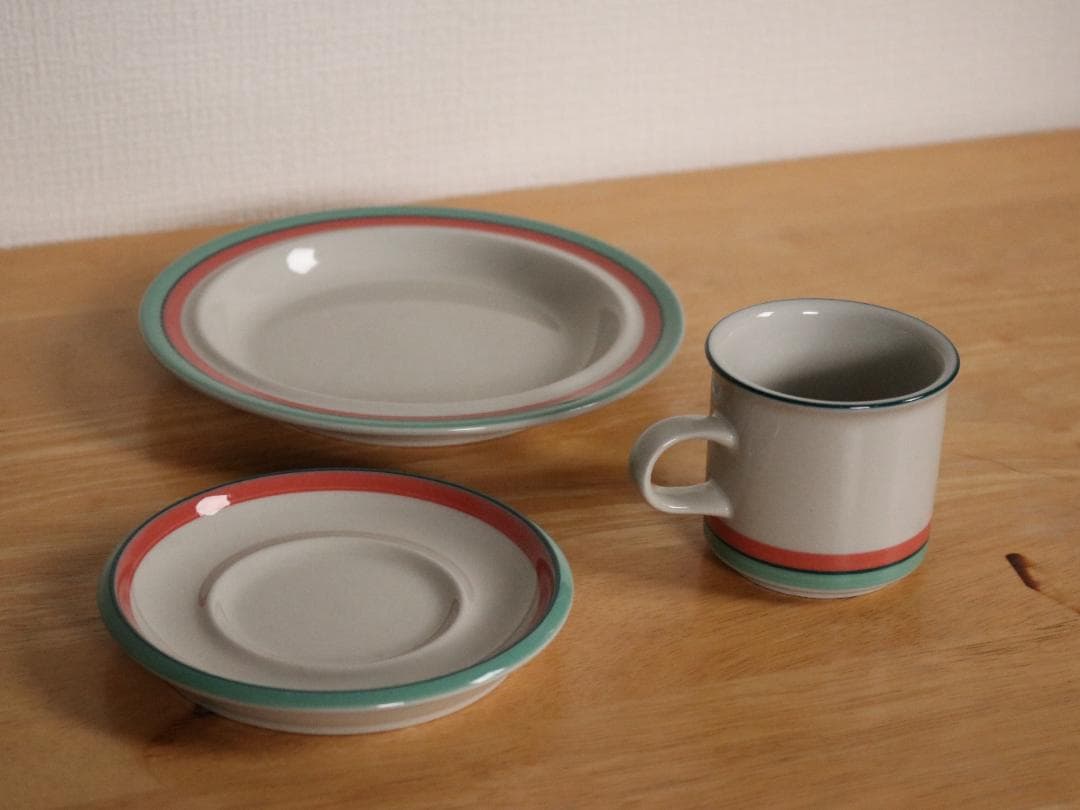 ARABIA ミルヤ（ミリヤ） Milja　トリオ 1客セット　北欧ヴィンテージ