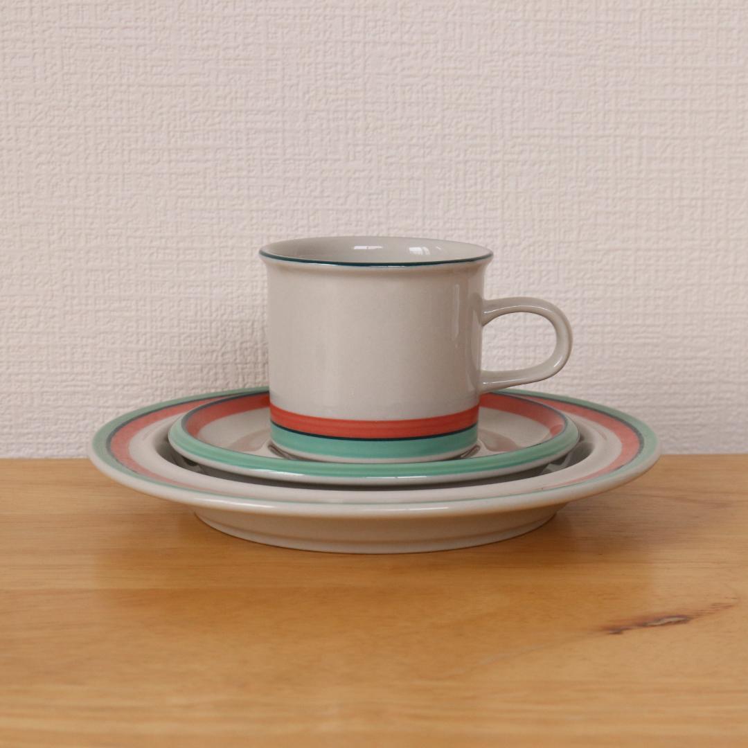 ARABIA ミルヤ（ミリヤ） Milja　トリオ 1客セット　北欧ヴィンテージ