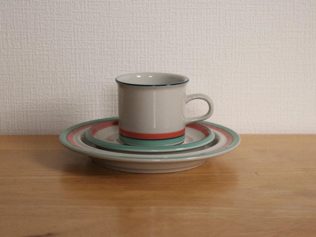 ARABIA ミルヤ（ミリヤ） Milja　トリオ 1客セット　北欧ヴィンテージ