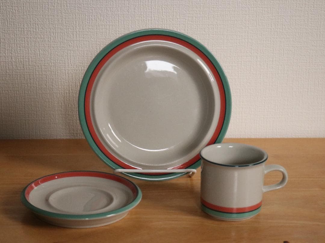 ARABIA ミルヤ（ミリヤ） Milja　トリオ 1客セット　北欧ヴィンテージ