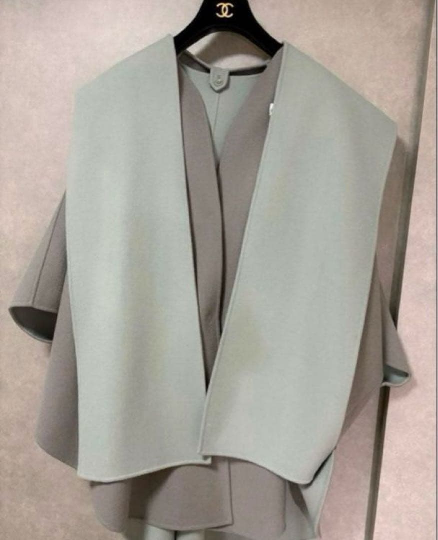 ADORE｜定価8.5万 2TONE リバーフードコート ケープ 38