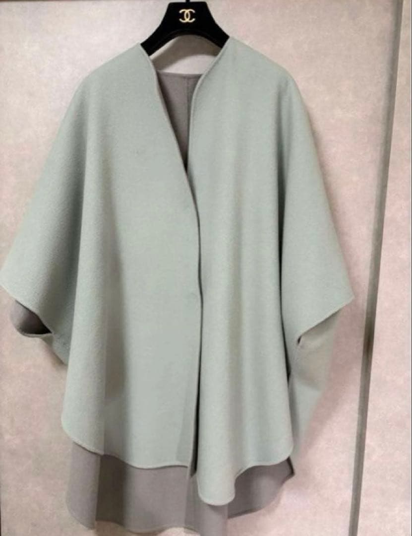 ADORE｜定価8.5万 2TONE リバーフードコート ケープ 38